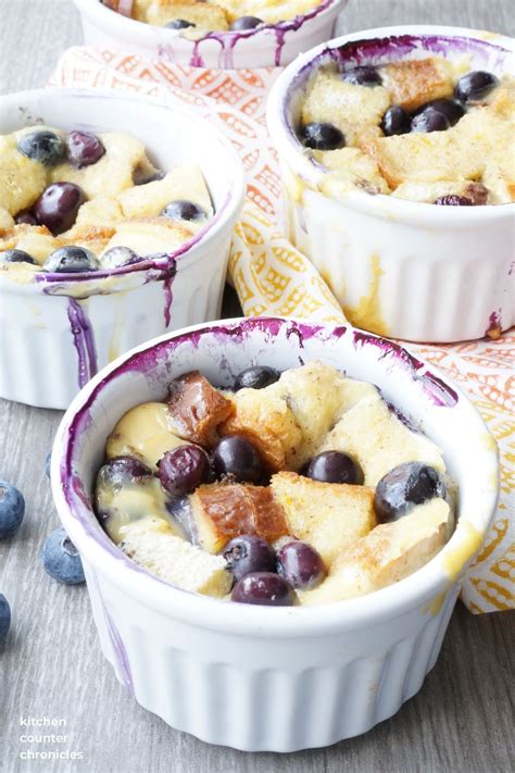 Deliciously Easy Blueberry Bread Pudding