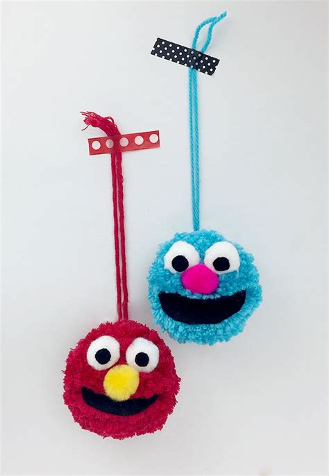 Sesame Street Muppet Pom Pom Crafts For Kids Pbs Parents Pom Pom