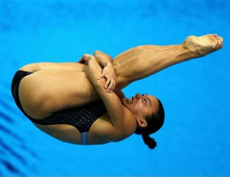 Anthony Ervin Olympic Divers Rihanna Song Diving Springboard Triple Jump Warrior Pose Shot