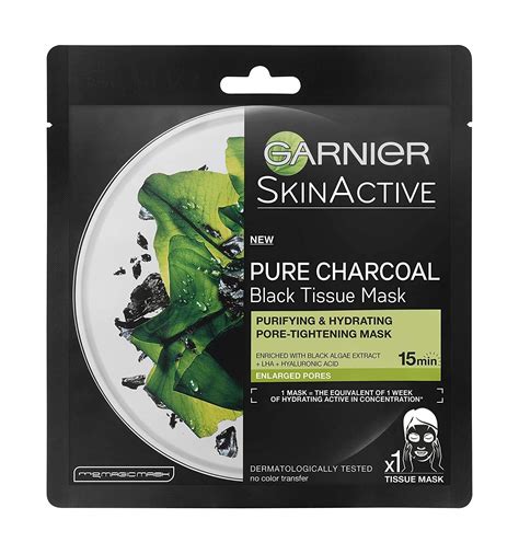 Garnier Charcoal And Algae Hydrating Face Sheet Mask Pack Of Best Of Indian Products