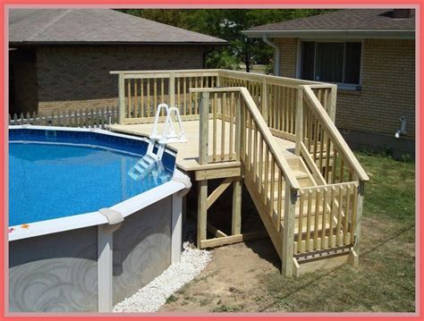 How To Build A Cheap Above Ground Pool Deck