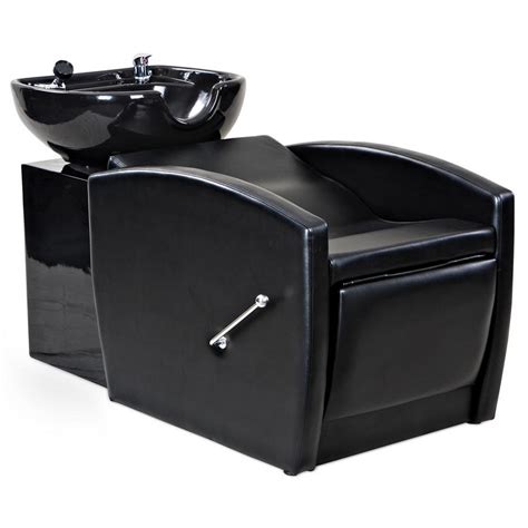 Gardner Black Beauty Salon Shampoo Chair And Sink Bowl Unit