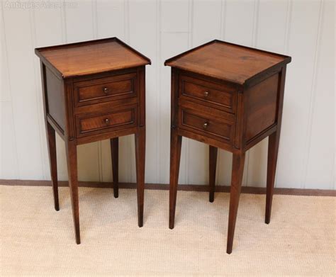 French Cherrywood Bedside Cabinets Antiques Atlas
