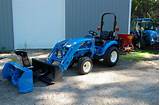 Compact Tractor Loader Mounted Snow Blower Images