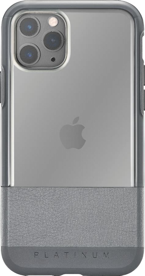 Best Buy Platinum™ Hard Shell Case For Apple® Iphone® 11 Pro Charcoal