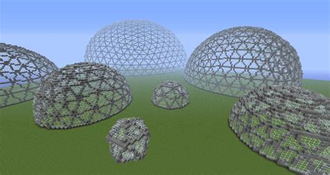Geodesic Domes Minecraft Project Minecraft Projects Minecraft Dome