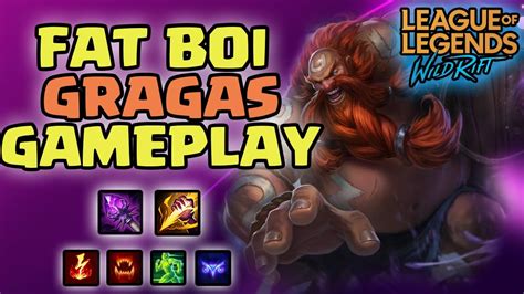 League Of Legends Wild Rift How To GRAGAS JUNGLE BUILD AP TANK