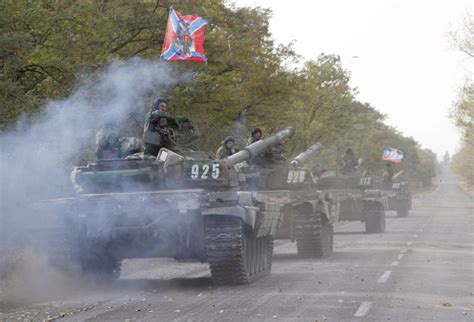 Pro Russian Rebels Have More Tanks Than Uk And Germany Says Kiev