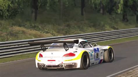 Assetto Corsa BMW Z4 GT3 Nurburgring Free Run YouTube