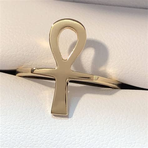 14k Gold Ankh Ring Gold Opal Engagement Ring Opal Heart Ring