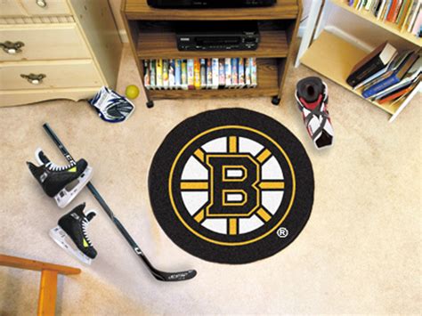 Floor Mats Fanmats Nhl Boston Bruins Puck Mat