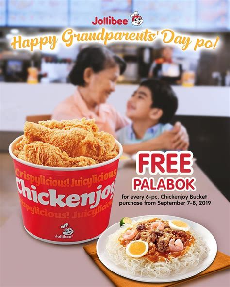 FREE Palabok From Jollibee Grandparents Day Promo Sept 7 8 ONLY