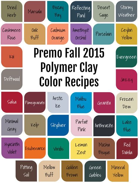 7 Polymer Clay Color Mixing Recipes Article Petsxh