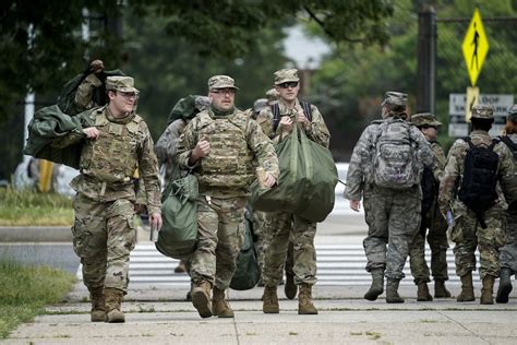 National Guard Troops Flowing Into Dc From Around The Country The