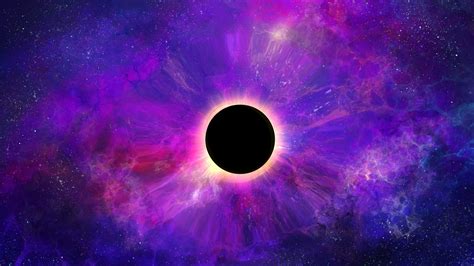 Download 2048x1152 Wallpaper Space Colorful Dark Black Hole Planet Dual Wide Widescreen