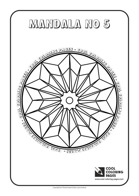 Cool Coloring Pages Free Mandala Coloring Pages Archives Cool