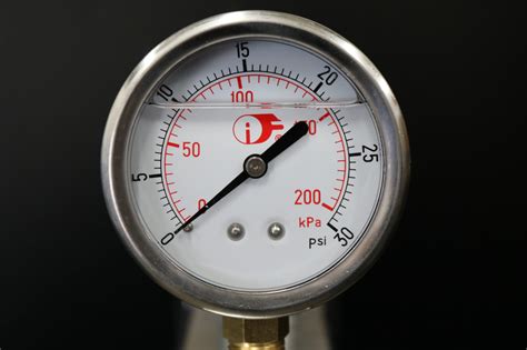 0 30psi Liquid Filled Pressure Gauge Plumbm8