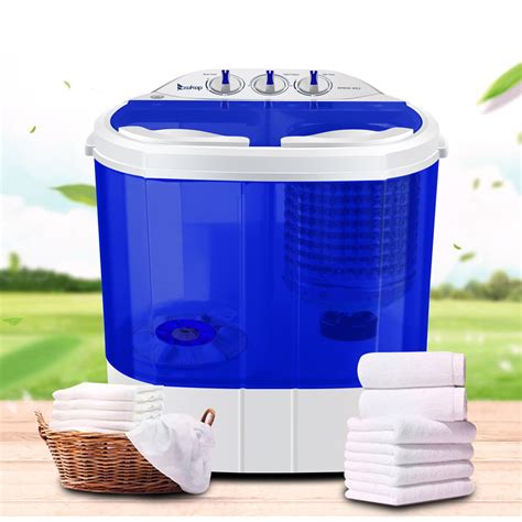 Ktaxon 10lbs Mini Twin Tub Washing Machine Portable Washer Dryerï¼