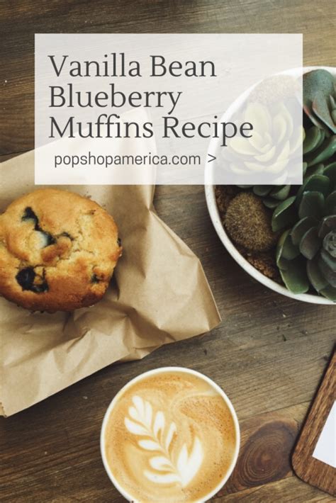 How to make blueberry muffins with streusel topping. Vanilla Bean Blueberry Muffins Recipe