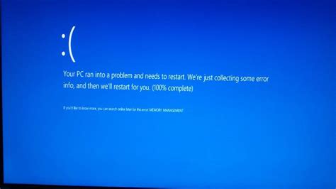 Help Your Pc Ran Into A Problem And Needs A Restart Blue Screen