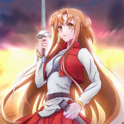 Yuuki Asuna Sword Art Online Image By No Ppo 3444756 Zerochan