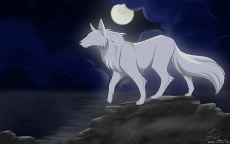 Share the best gifs now >>>. White Wolf - Take 3 by linai on DeviantArt