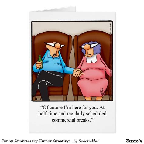 Funny Anniversary Humor Greeting Card Zazzle Anniversary Funny