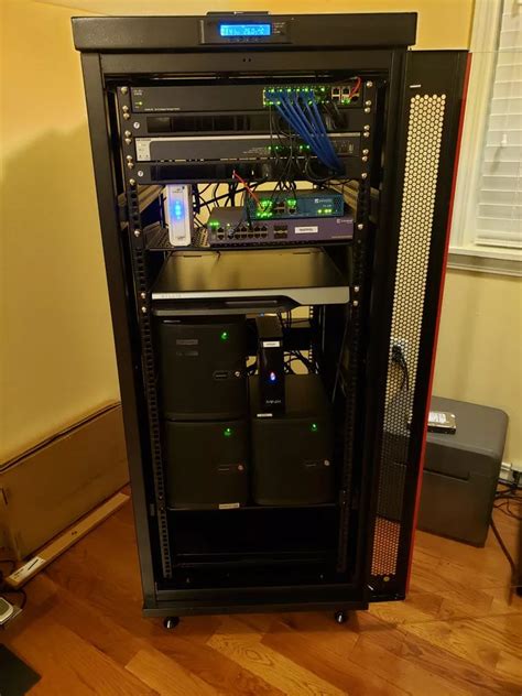 New Server Network Rack For Home Virtualization Lab Environment