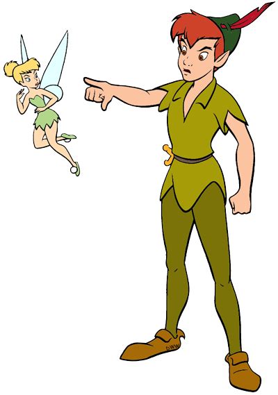 Peter Pan And Tinker Bell Clip Art Disney Clip Art Galore