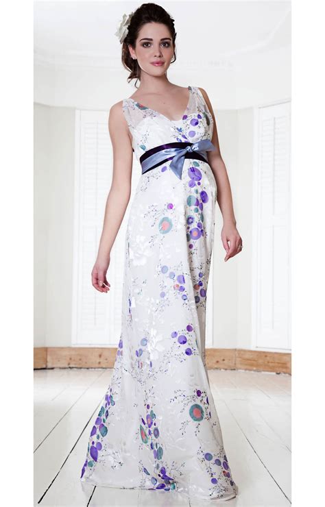 Silk Blossom Maternity Gown Maternity Wedding Dresses Evening Wear And Party Clothes By