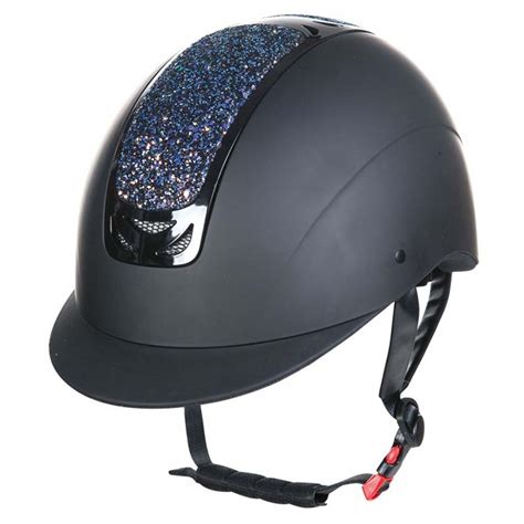 Horse Riding Helmet With Front Glitter Glamor Model Myselleria