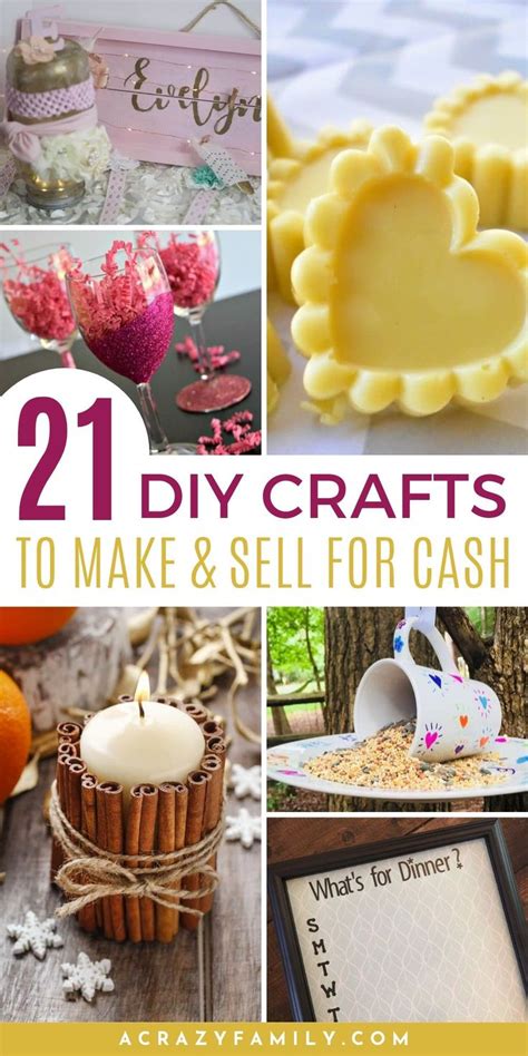 21 Diy Crafts To Make And Sell For Extra Cash Easy Crafts To Make