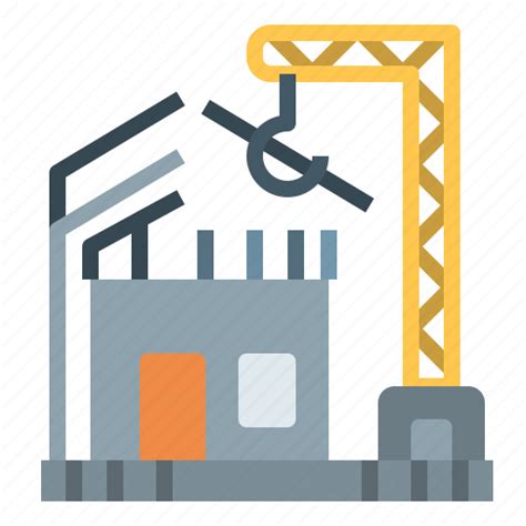 Building Development House Realestate Site Icon