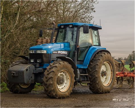 Ford 8770 Ploughing Tractor Looking Very Smart After A Flickr