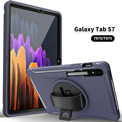 Dteck Galaxy Tab S7 Tablet 2020 Case Heavy Duty 360 Rotating Kickstand