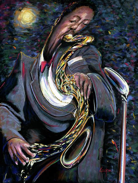 S For Sax Painting By Thomas Linker Fine Art America