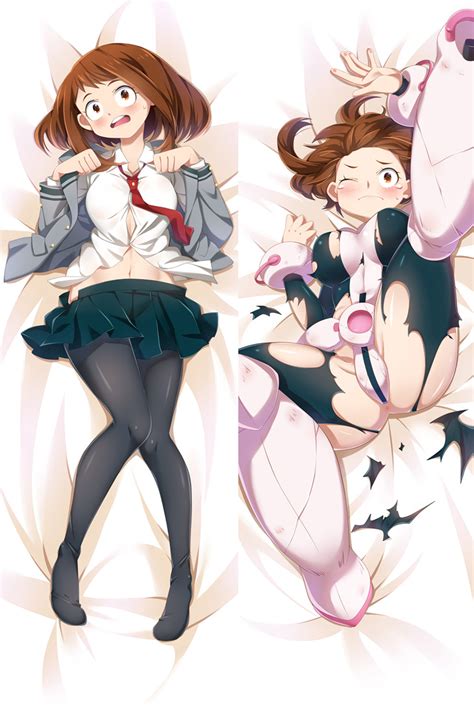 Anime My Hero Academia Ochaco Uraraka Dakimakura Pillow Case Cover Hugging Body Ebay