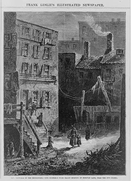 History Of The Cellars Of The Five Points Gangs Of New York Nyc