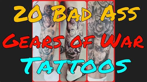 20 Amazing Gears Of War Tattoos Youtube