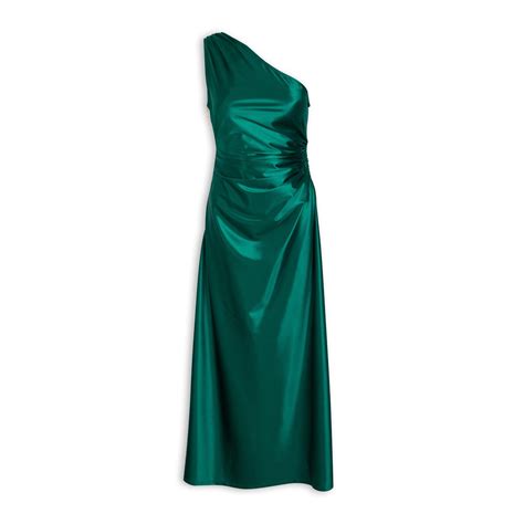 Emerald Green One Shoulder Column Dress 3106971 Truworths