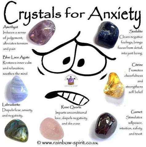 Crystal Set For Anxiety Support Crystal For Anxiety Crystal Healing
