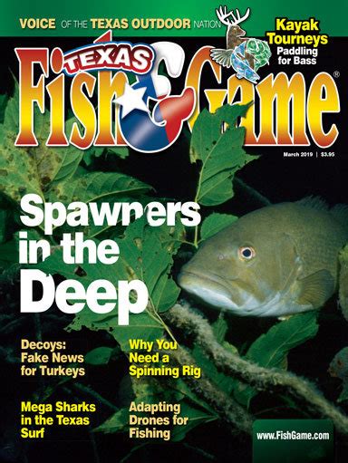 Texas Fish And Game March 2019 Texas Fish And Game Magazine
