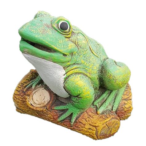 Figura De Piedra Decorativa Jardin Rana Surtidor 19x13cm Anaparra Garden