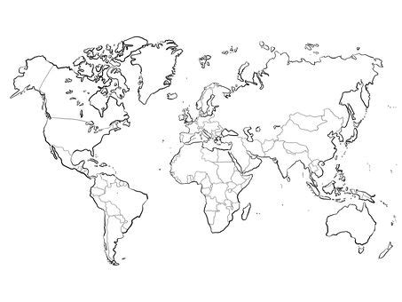 carte du monde mappemonde carte géographique planisphére World map