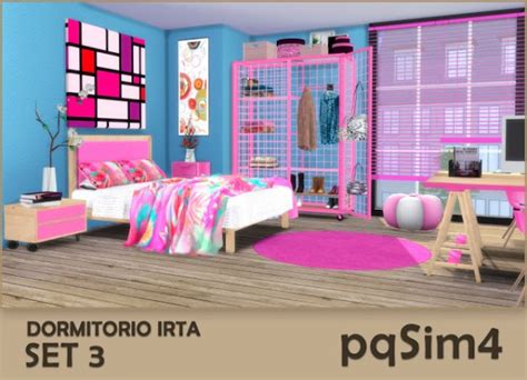 Pqsims4 Irta Set 3 Bedroom • Sims 4 Downloads
