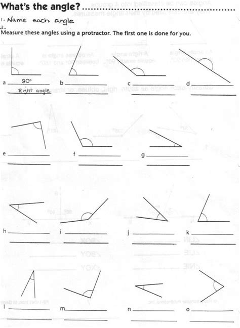 Before look at the worksheet, if you know the different types of angles 1000+ images about Homeschool Geometry on Pinterest ...