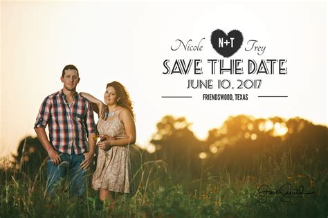 Save The Date Sample Houston Wedding Photography Couples In Love