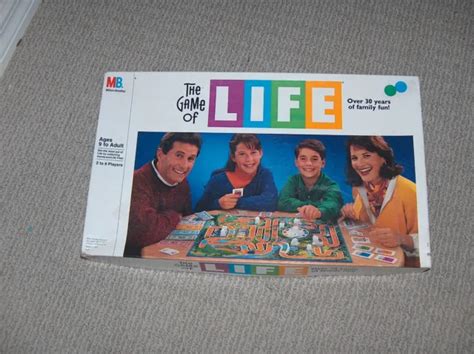 Vintage 1991 Classic The Game Of Life Board Game Milton Bradley