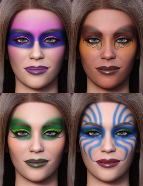 Ultimate Make Up Extreme Layers For Genesis 9 Daz 3d