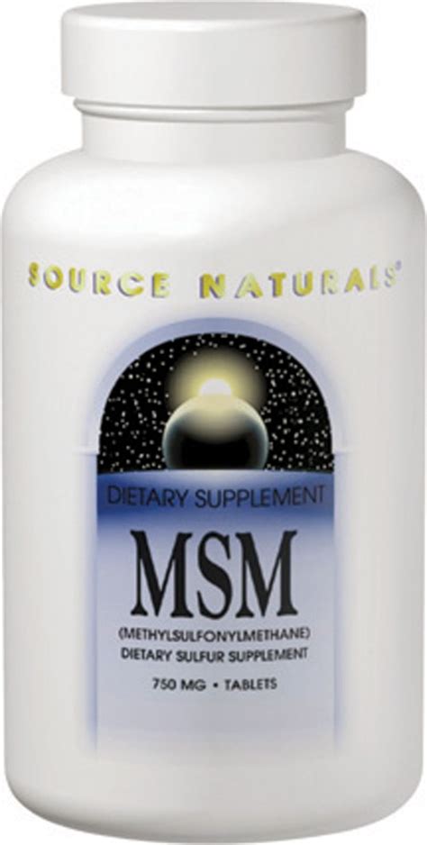 Source Naturals Msm 1000 Mg 120 Tablets Vitacost